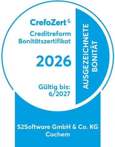 CrefoZert: Creditreform Bonitätszertifikat